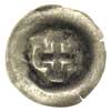 brakteat ok. 1364-1379; Krzyż grecki, 0.11 g, BRP Prusy T16 (ten egzemplarz), bardzo rzadki, monet..