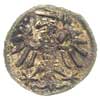 denar 1539, Gdańsk, po bokach herbu litery M-S, T. 20, bardzo rzadka i ładnie zachowana moneta, pa..