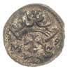 denar 1539, Gdańsk, po bokach herbu litery M-S, T. 20, bardzo rzadka i ładnie zachowana moneta, pa..