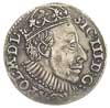 trojak 1588, Olkusz, odmiana z dużą głową króla, Iger O.88.6.b (R3), moneta z 21 aukcji WCN, bardz..