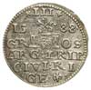 trojak 1598, Ryga, duża głowa króla, Iger R.88.2.a (R1), Gerbaszewski 13, ładny