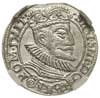 grosz 1594, Olkusz, dzbanuszek i słoneczko pod popiersiem króla, T. 12, moneta w pudełku NGC z cer..