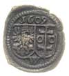 denar jednostronny 1609, Wschowa, T. 9, ciemna p