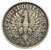 5 złotych 1925, Konstytucja odmiana 100 perełek, srebro 25.08 g, Parchimowicz 113.a, nakład 1.000 ..