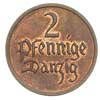 2 fenigi 1923, Berlin, Parchimowicz 54.d, moneta wybita stemplem lustrzanym, rzadkie i ładne