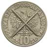 10 złotych 1965, Mikołaj Kopernik, miedzionikiel 13,06 g, Parchimowicz -, moneta wybita skasowanym..