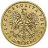 100 złotych 2000, Warszawa, Jan Kazimierz, złoto 8.00 g, Parchimowicz 825, nakład 2000 sztuk, mone..