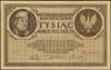 1.000 marek polskich 17.05.1919, seria A, fałszerstwo z epoki, Miłczak 22, papier ze znakiem wodny..