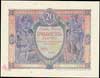 jednostronny próbny druk banknotu 20 złotych emisji 1.03.1926, wykonany w pracowni E. Gaspe, u doł..