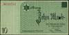 10 marek 15.05.1940, druk koloru zielonego, papier ze znakiem wodnym, Miłczak Ł5d, Lucow 861 (R6),..