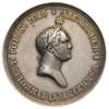 Aleksander I medal 1826 r, Aw: Popiersie cara w prawo i napis, Rw: W wieńcu oliwnym napis DOBROCZY..