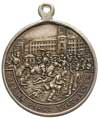 medalik z uszkiem - Rzeź na Placu Teatralnym, niesygnowany, wybity w 1905 r., srebro 7.77 g, 28 mm..