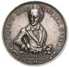 Karol XII, medal nie sygnowany bity w 1703 roku na pamiątkę zwycięstw Karola XII, Aw: Półpostać kr..