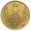 5 rubli 1845 / СПБ - КБ, Petersburg, złoto 6.56 g, Bitkin 26, ładnie zachowane, z dużym blaskiem m..