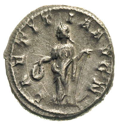 antoninian 241-243, Rzym, Aw: Popiersie w prawo, Rw: Laetitia z wieńcem i kotwicą na wprost, LAETITIA AVG N, srebro 3.88 g, RIC 86