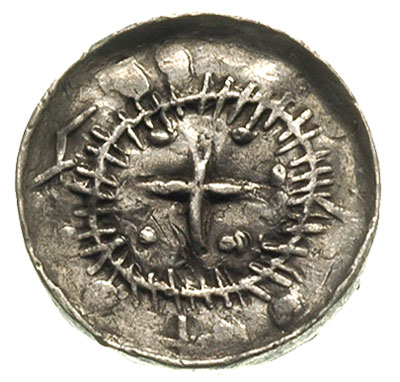 naśladownictwo z epoki denara krzyżowego XI w., 