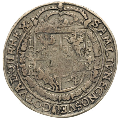 półtalar 1631, Bydgoszcz, 13.95 g, H-Cz. 1649 (R3) -podobny, T. 30, bardzo rzadki, patyna