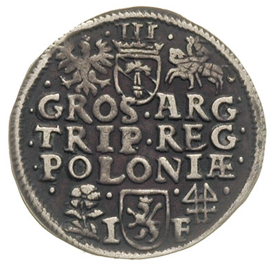 trojak 1595, Wschowa, Iger W.95.4.c (R), ciemna patyna