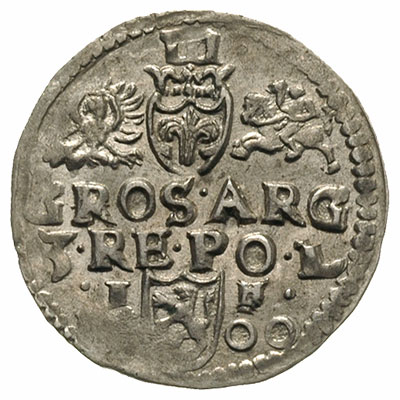 trojak 1600, Lublin, awers Iger L.00.2.f, rewers Iger L.00.2.g. piękny egzemplarz, szczególnie dla tego typu monety