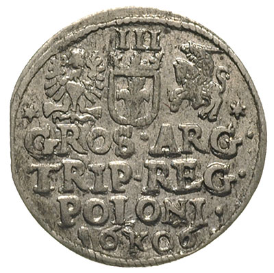 trojak 1606, Kraków, Iger K.06.1.a (R2), T. 4, rzadki