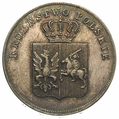 5 złotych 1831, Warszawa, Plage 272, bardzo ładnie zachowany egzemplarz, patyna