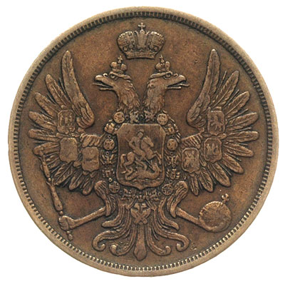 2 kopiejki 1858, Warszawa, Plage 488, Bitkin 466