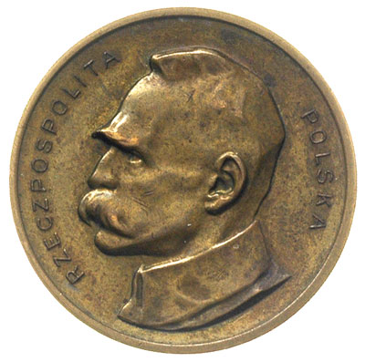 100 (marek) 1922, Józef Piłsudski, mosiądz 6.33 