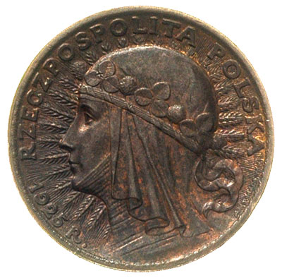 20 złotych 1925, Głowa Kobiety, brąz 4.74 g, Par