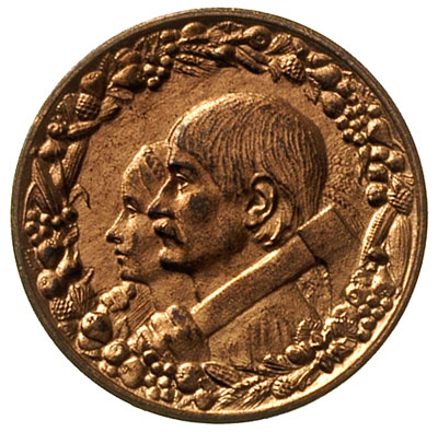 10 złotych 1925, Dwie Głowy, brąz złocisty 3.39 