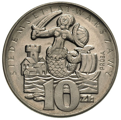 10 złotych 1965, Warszawska Syrenka - projektu J
