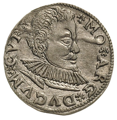 trojak 1597, Mitawa, Iger KuF.97.1.c (R3), Gerba
