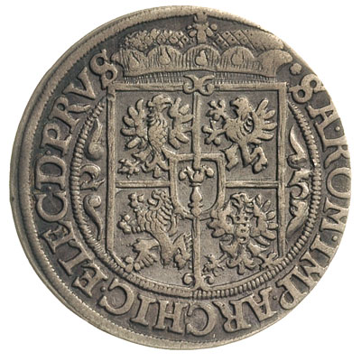ort 1625, Królewiec, litera S na piersi Orła, Olding 43.a, Neumann 10.105, rzadki