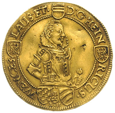 4 dukaty 1620, Oleśnica, Aw: Półpostać Henryka W