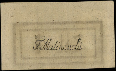 4 złote polskie 4.09.1794, seria 2-G, banknot z błędem \Uchawła, Miłczak A11h