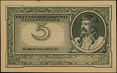 5 marek polskich 17.05.1919, seria G, Miłczak 20b, Lucow 328 (R2)