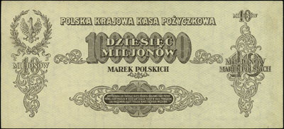 10.000.000 marek polskich 20.11.1923, seria G, Miłczak 39a, Lucow 458 (R5), rzadkie i bardzo ładnie zachowane