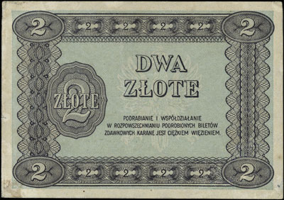 2 złote 1.05.1925, seria D, Miłczak 60, Lucow 705 (R3), banknot bez zagięć, ale ślady odrywania na rogach i marginesach- minimalne przedarcia