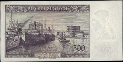 500 złotych 15.08.1939, seria C, Miłczak 86a, Lu