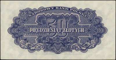 50 złotych 1944, \obowiązkowym, seria TY