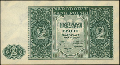 1, 2, 5 i 10 złotych 15.05.1946, Miłczak 123, 12