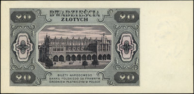 20 złotych 1.07.1948, seria CE 0000000 / CE 5136