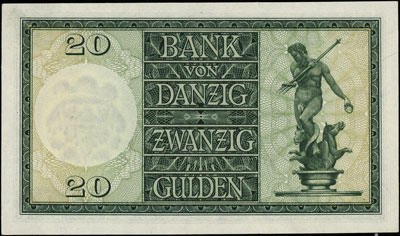 20 guldenów 1.11.1937, seria K, Miłczak G53a, Ro
