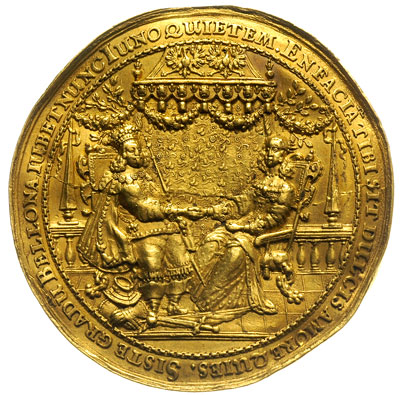 Władysław IV- medal zaślubinowy z Ludwiką Marią,