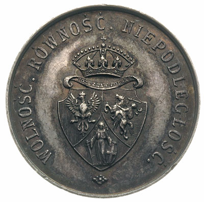 medal na uwłaszczenie włościan przez Rząd Narodo