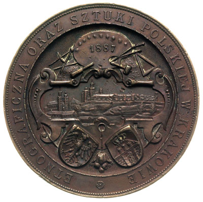 medal nagrodowy Komitetu Wystawy w Krakowie 1887