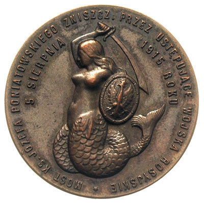 medal sygnowany J. Knedler wybity w 1915 r. upam