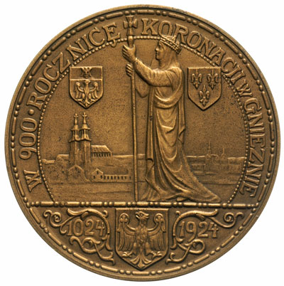 medal na 900 Rocznicę Koronacji Bolesława Chrobr