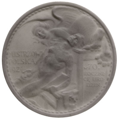 Jacek Malczewski- medal sygnowany J. RASZKA 1924