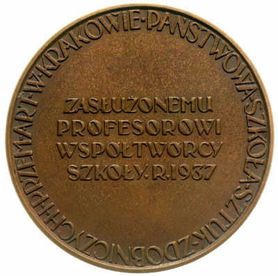 Jan Bukowski -medal autorstwa Franciszka Kalfasa