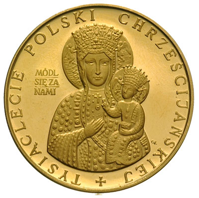 Millenium Chrztu Polski -medal niesygnowany 1966